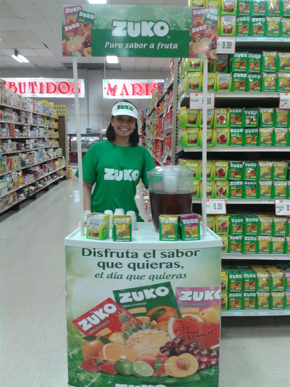 Activación de marca Zuko en mercados locales